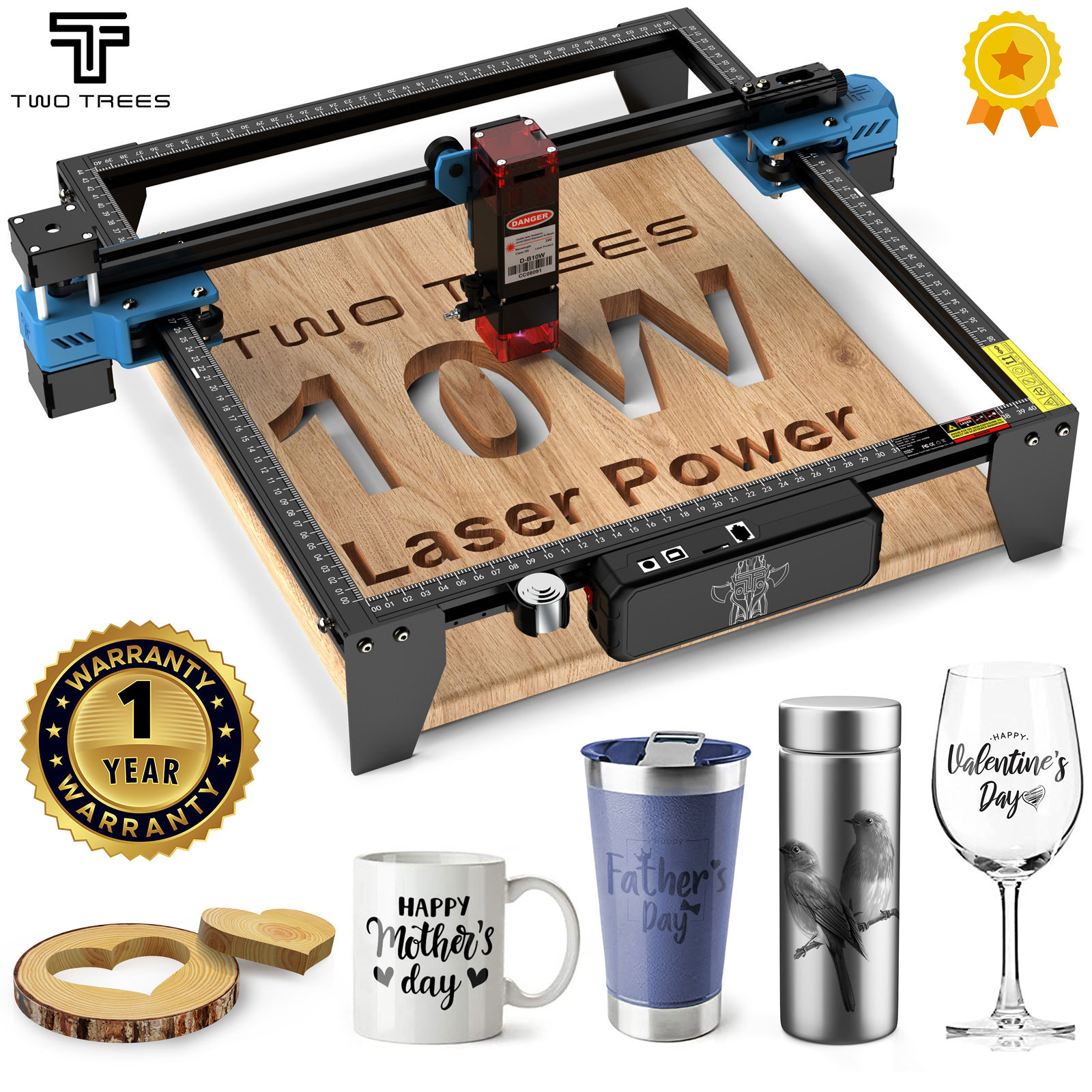 Industrial Laser Printing Machine - TwoTrees TTS-10 Pro 80W Laser Engraver