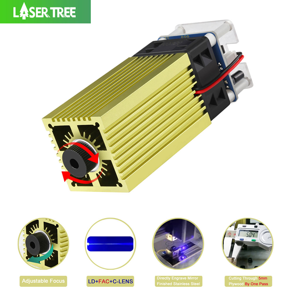 Metal Laser Cutter Head - LASER TREE 4W 5W Laser Module
