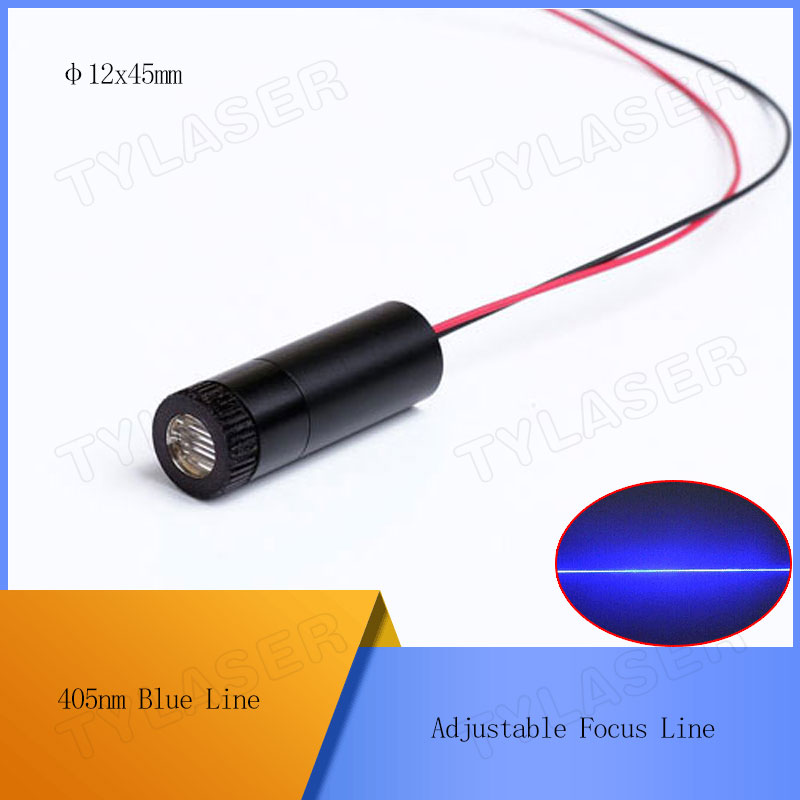 D12X45mm Focusable 405nm Blue  - Industrial Laser Line Generator recension och pris