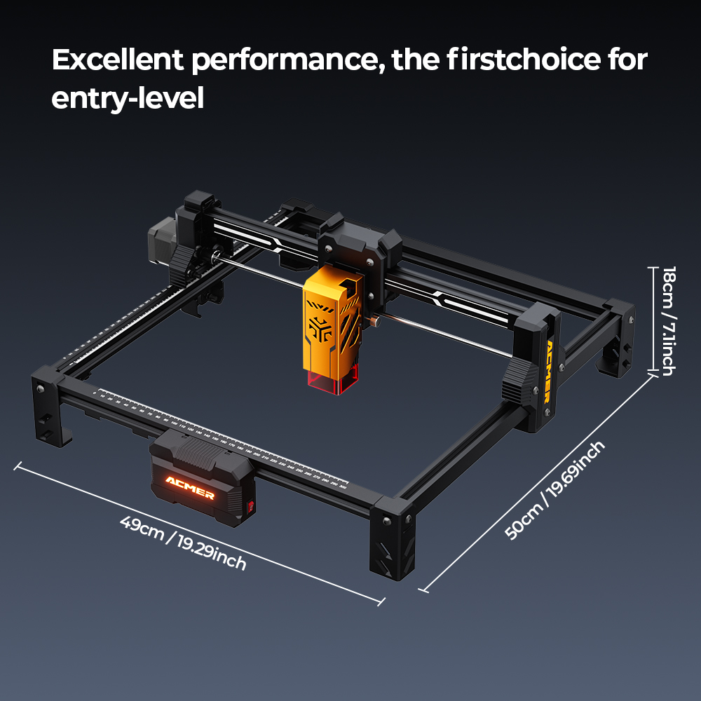 ACMER S2 12W Laser Engraver an - Industrial Laser Printing Machine recension och pris