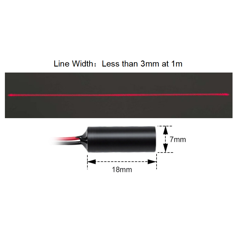 Compact Red Line Laser Diode M - Industrial Laser Line Generator recension och pris