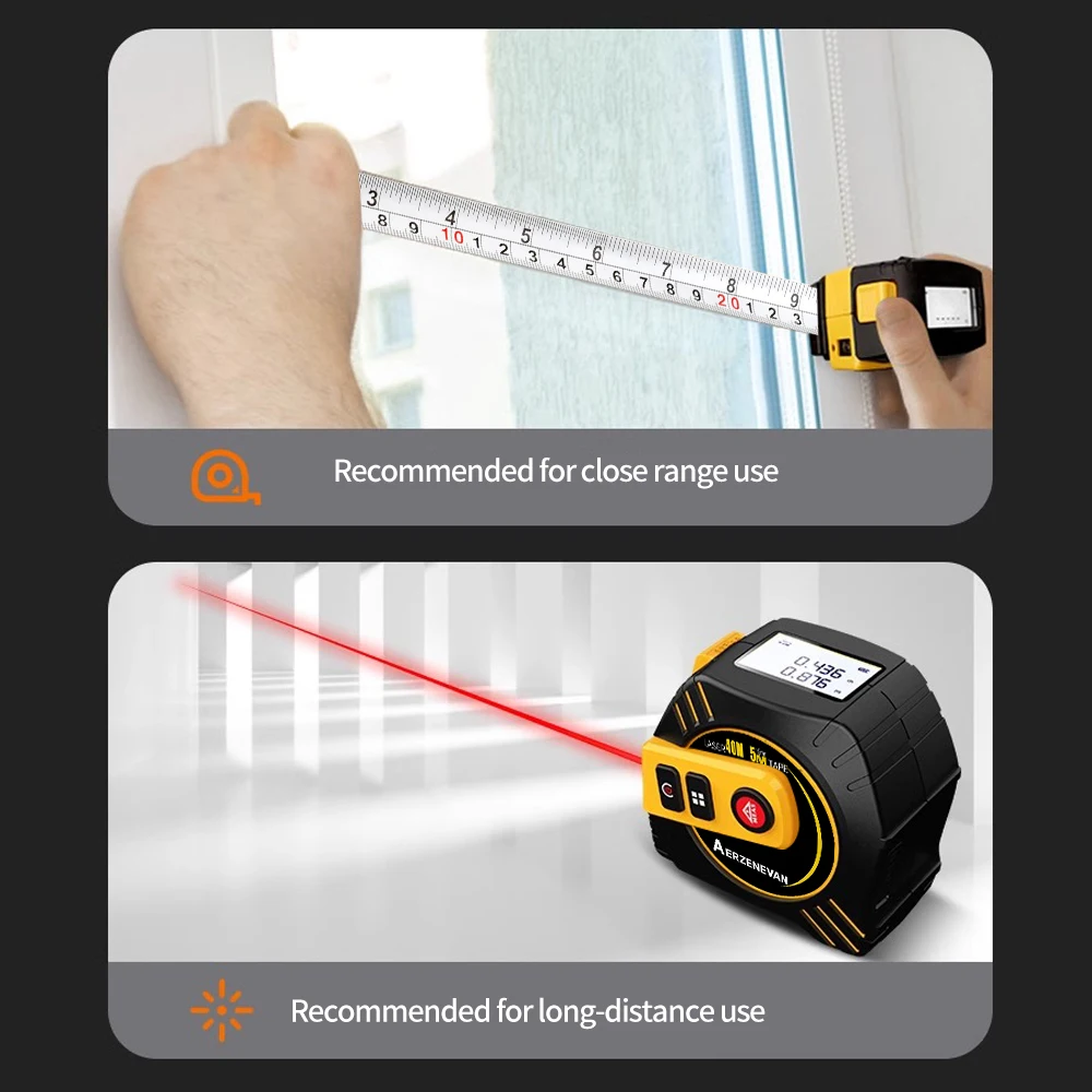 80m Laser Tape Measure Tape Me - Industrial Laser Rangefinder recension och pris