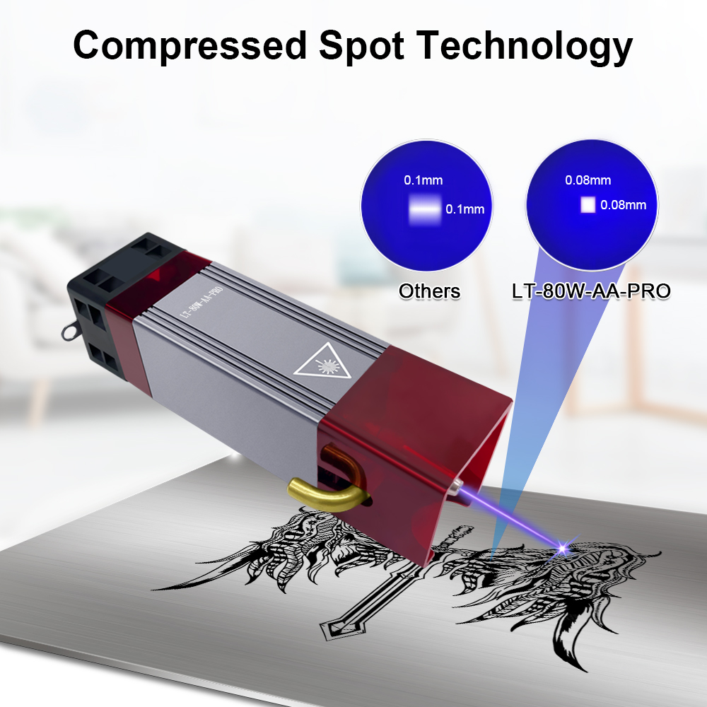 LASER TREE Pro 80W CNC Laser H - Metal Laser Cutter Head recension och pris