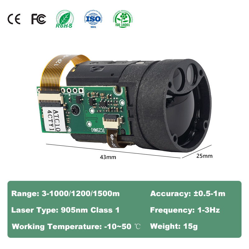 1200m Mini TOF Laser Rangefind - Industrial Applications Of Laser recension och pris